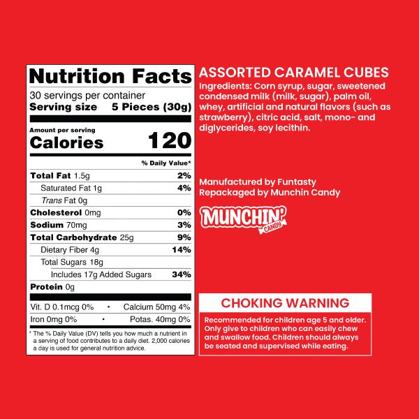 Assorted Caramel Cubes