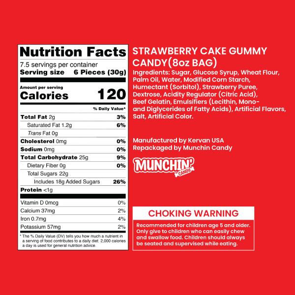 Strawberry Cake Gummy Candy