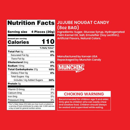 Jujube Nougat Candy