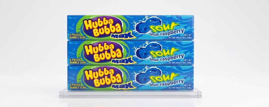 Hubba Bubba Sour Blue Raspberry Bubble Gum