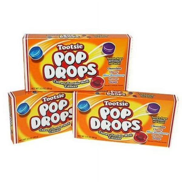 Tootsie Pop Drops 3.5oz Theater Box (Pack of 3)