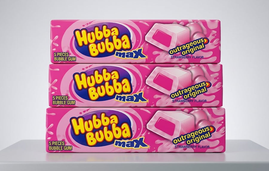 Hubba Bubba Outrageous Original Sweet Candy Bubble Gum