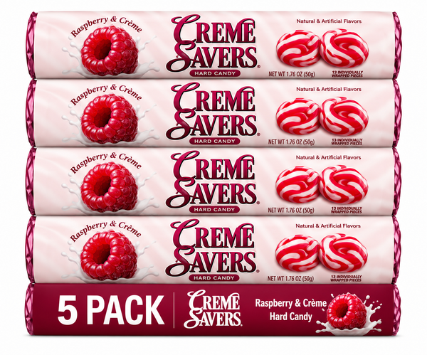 Creme Savers Raspberry -Roll-( 5 Roll )