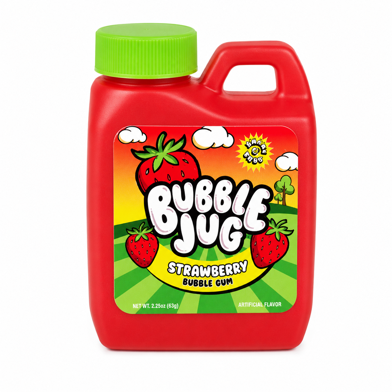 Bubble Jug Nostalgic Gum | Pack of 3 |  Strawberry