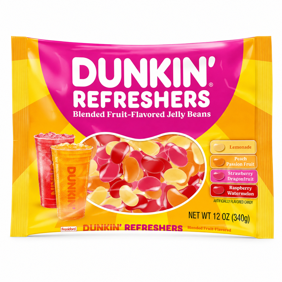 Dunkin' Refreshers Fruit Flavored Jelly Beans 12oz