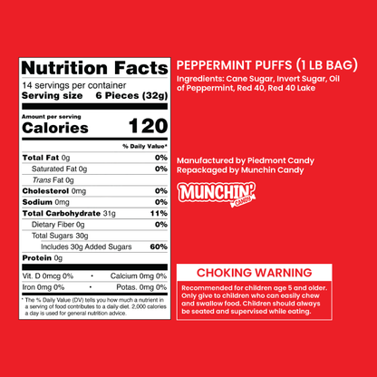 Peppermint Puffs Candy
