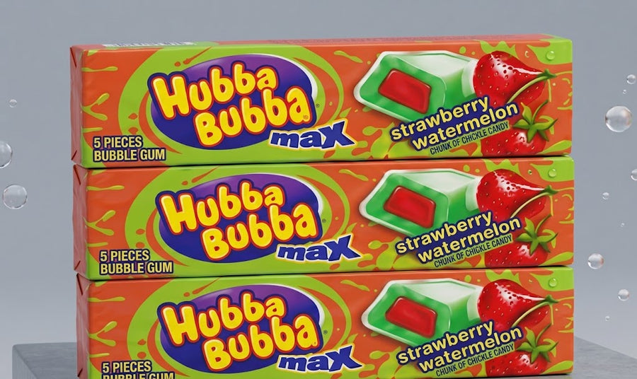 Hubba Bubba Strawberry Watermelon Bubble Gum