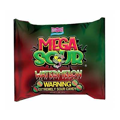 Barnett's Mega Sour Balls -Watermelon 3.7oz
