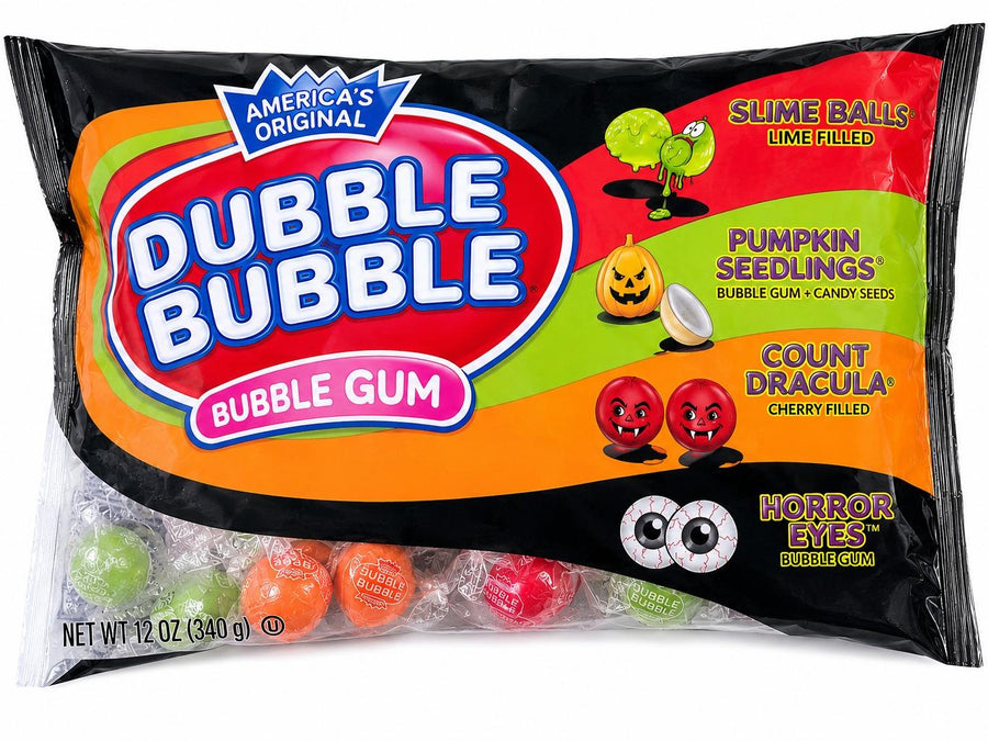 Dubble Bubble Halloween Combo Bubble Gum 12 oz